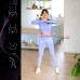 Хула-хуп з тягарцем HMS Set HHW11, світло-рожевий