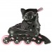 Роликові ковзани Nils Extreme NA11008 розм. S 31-34 чорно-рожевий