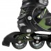 Роликові ковзани Nils Extreme NA9080 розм. S 31-34 чорно-зелений