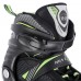 Роликові ковзани Nils Extreme NA9080 розм. S 31-34 чорно-зелений