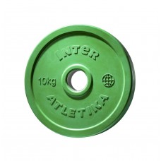 Диск InterAtletika LCA032-M 10 кг