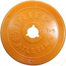 Диск InterAtletika SТ520.2 чорний 1 кг