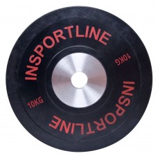 Диск гумовий inSPORTline Bumper Plate 10кг