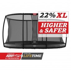 Батут Berg Grand Elite InGround 520cm Grey сеткою DLX XL