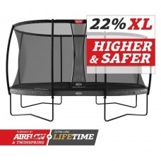 Батут Berg Grand Elite 520cm Grey сеткою DLX XL