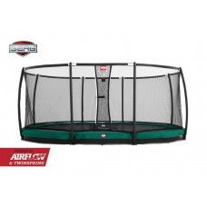 Батут Berg Grand Champion InGround 350см Green із сіткою Deluxe