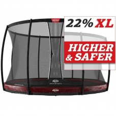 Батут Berg Elite InGround 430см Red із сіткою DLX XL