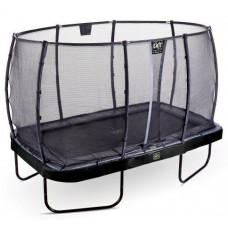 Батут EXIT Elegant Premium 244х427см призма чорний