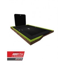 Батут Berg Ultim Elite FlatGround 500cm Grey + AeroWall 2x2 BLK&BLK