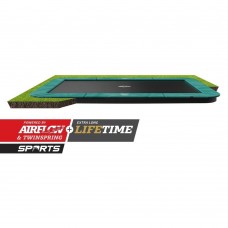Батут Berg Ultim Champion FlatGround 410cm Green