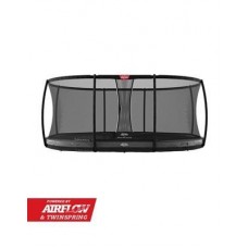 Батут Berg Grand Elite InGround 520см Greyз сіткою Deluxe