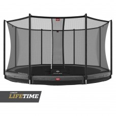 Батут Berg InGround Favorit Grey 430см сеткою Comfort