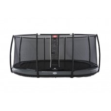 Батут Berg Grand Elite InGround 520cm Grey сеткою Deluxe