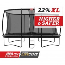 Батут Berg Ultim Champion 410см Grey сеткою DLX XL