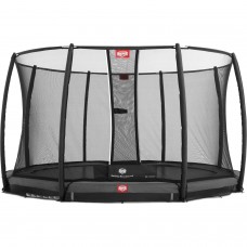 Батут Berg InGround Champion Grey 430см сеткою Deluxe