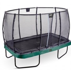 Батут EXIT Elegant Premium 244х427см призма зелений