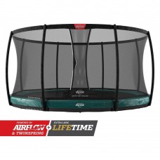 Батут Berg InGround Elite Green 380cm сеткою Deluxe