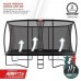 Батут Berg Ultim Elite FlatGround 500см Black + AeroWall 2x2 BLK&GRY