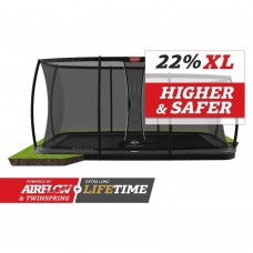 Батут Berg Ultim Elite FlatGround 500cm Grey сеткою DLX XL