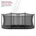 Батут Berg Grand Favorit InGround 520cm Grey з сеткою Comfort
