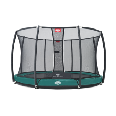 Батут Berg Elite InGround 380 Greenсм з сіткою T-series