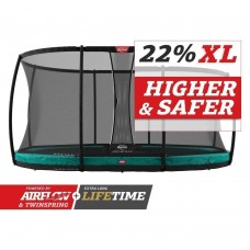 Батут Berg Grand Champion InGround 520cm Green сеткою DLX XL