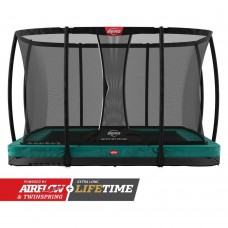 Батут Berg Ultim Champion InGround 330см Green з сеткою Deluxe