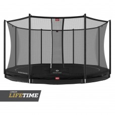 Батут Berg Favorit InGround 430см Black із сіткою Comfort