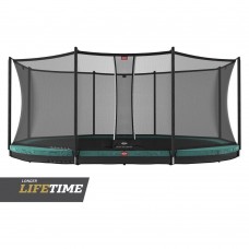 Батут Berg Grand Favorit InGround 520cm Green сеткою Comfort