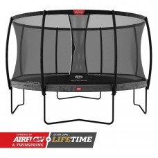 Батут Berg Champion 430см Grey з сіткою Deluxe