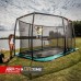 Батут Berg Ultim Champion FlatGround 410cm Green сеткою DLX XL