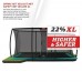 Батут Berg Ultim Champion FlatGround 410cm Green сеткою DLX XL