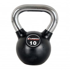 Обгумована гиря inSPORTline Kettlebell Profi 10кг