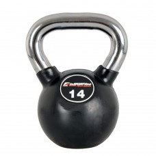 Обгумована гиря inSPORTline Kettlebell Profi 14кг
