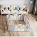 Манеж пластиковий inSPORTline Bufalino 14+2 167 x 200 x 64 см