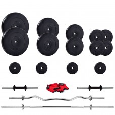 Штанга для вправ із гантелями Iron Body 95кг