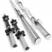 Штанга та гантелі Iron Body 110кг + рукавички