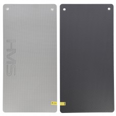 Килимок для фітнесу 120x60см EVA 15мм HMS Premium MFK07 світлосірий-чорний