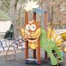 Ігровий комплекс "Ручок" (сталева стулка, декоративне панно "Сова") ТЕ701.1