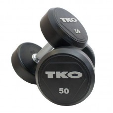 Гантелі гумові TKO 2х52-60кг