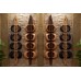 Гантелі NOHrD SwingBell 2-8кг з дошкою Board Natural Ясен