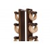 Гантелі з підставкою NOHrD SwingBel Tower 2-8 Kg Set Classic Nature Walnut Leather