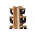 Гантелі NOHrD SwingBell 2-8кг зі стійкою Tower Natural Ясен