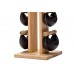 Гантелі NOHrD SwingBell 2-8кг зі стійкою Tower Natural Ясен