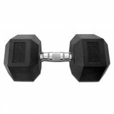 Гантель гексагональний гумовий Fitex 37,5 кг Explode