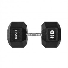 Гантель з фіксованою вагою HMS HEX Pro 40кг