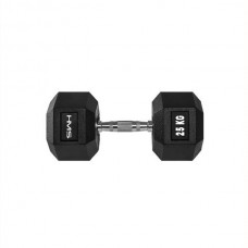 Гантель з фіксованою вагою HMS HEX Pro 25кг