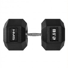 Гантель з фіксованою вагою HMS HEX Pro 47.5кг