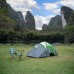 Кемпінговий намет NILS CAMP NC6431 HIGHLAND IV сіро-зелений