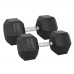 Набір шестигранних гантелей inSPORTline Hexsteel 2 x 3-40 кг